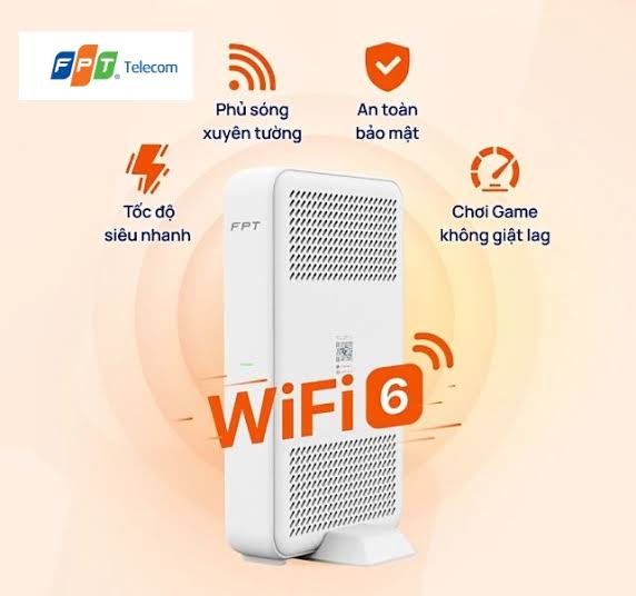 FPT Long An cung cấp Internet WiFi 6 và WiFi 7