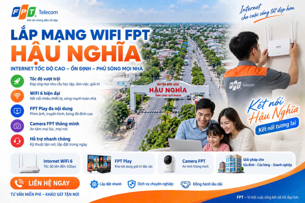 Lắp Mạng FPT Hậu Nghĩa