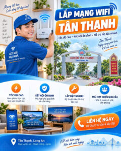 Lắp WiFi Tân Thạnh – WiFi 6 FPT, Internet tốc độ cao