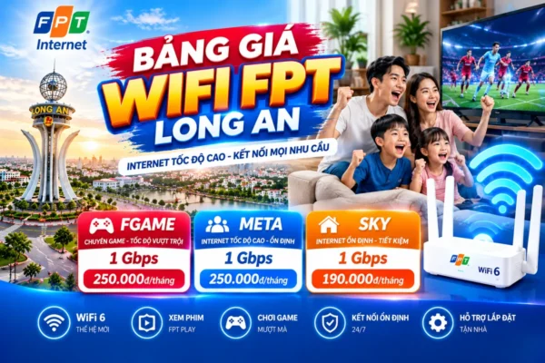 Bảng Giá WiFi FPT Cần Đước