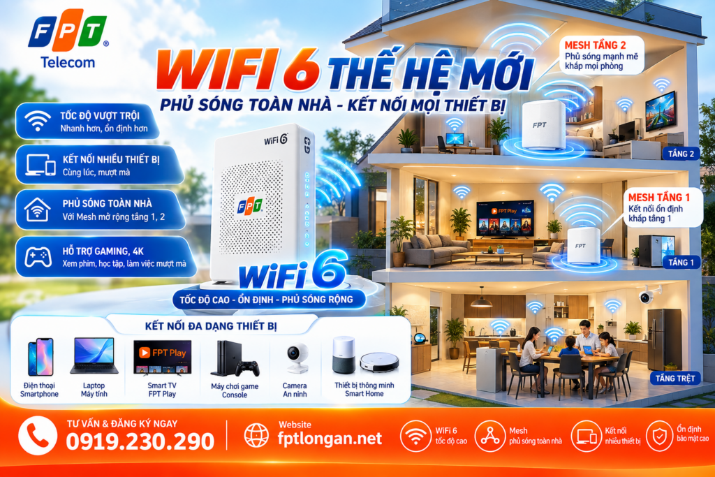 FPT Long An - WiFi 6