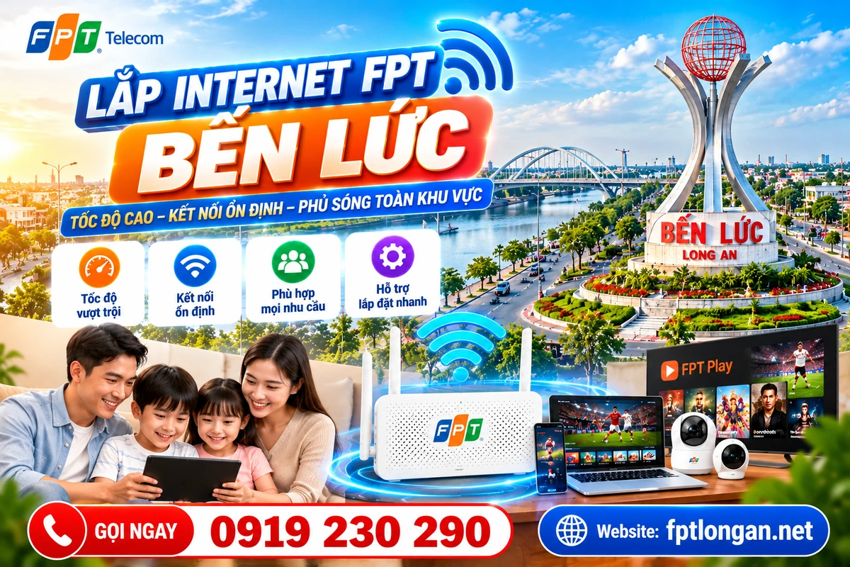 Lắp Internet FPT Bến Lức