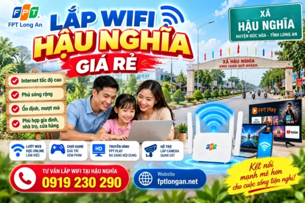 Lắp WiFi Hậu Nghĩa Giá Rẻ
