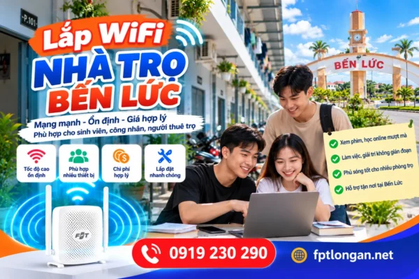 Lắp WiFi Nhà Trọ Bến Lức