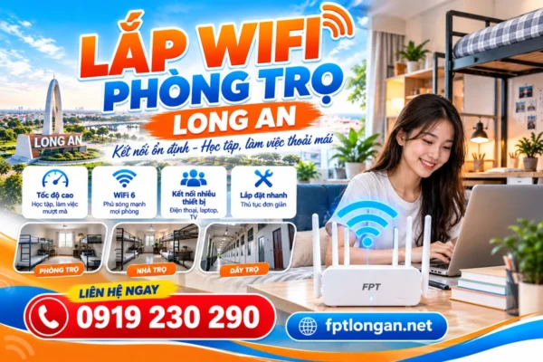 Lắp WiFi Nhà Trọ Đức Hòa
